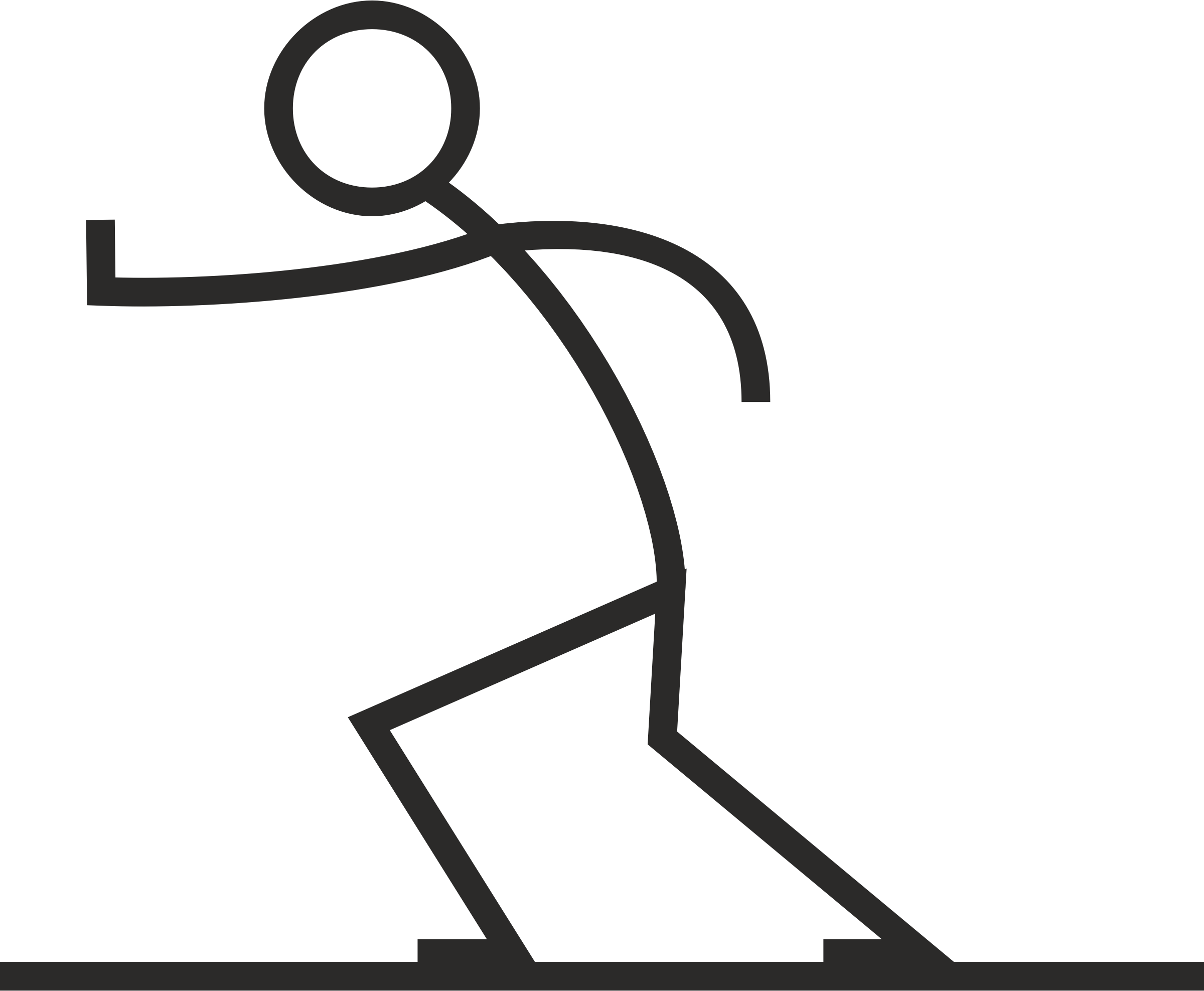 Stick Figure Man Png Isolated File (black, gray, green)