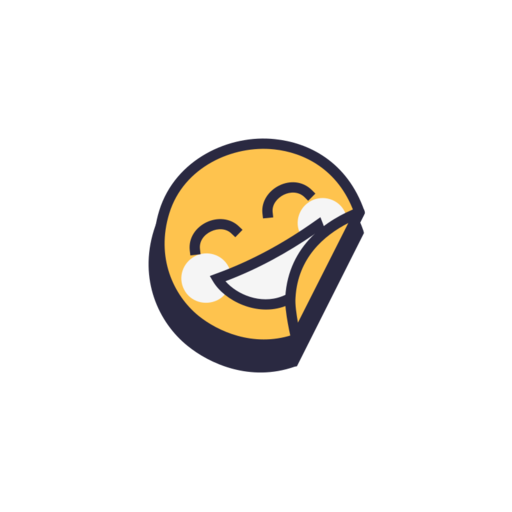 Sticker Smile Free Transparent Png Icon Download (salmon, indigo, black, gold, white)