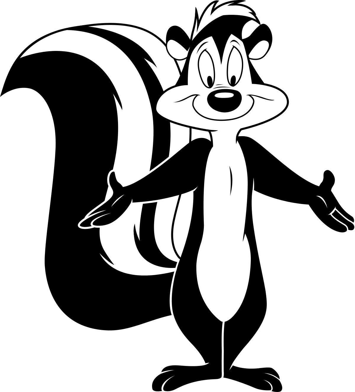 Stink Badgers Png Hd (black, white)