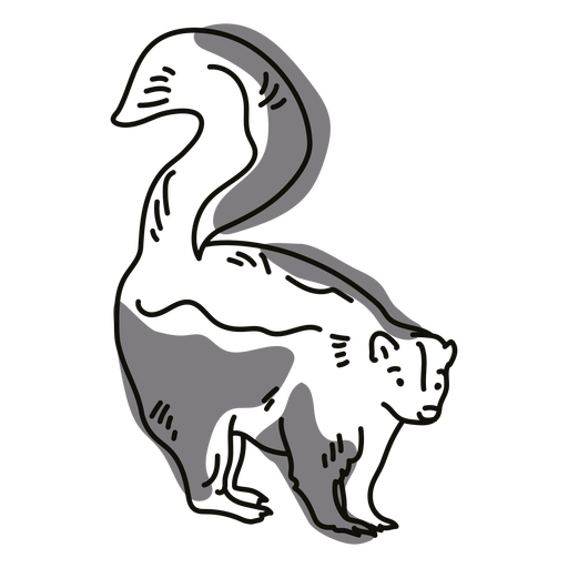 Stink Badgers Png Picture (black, gray)