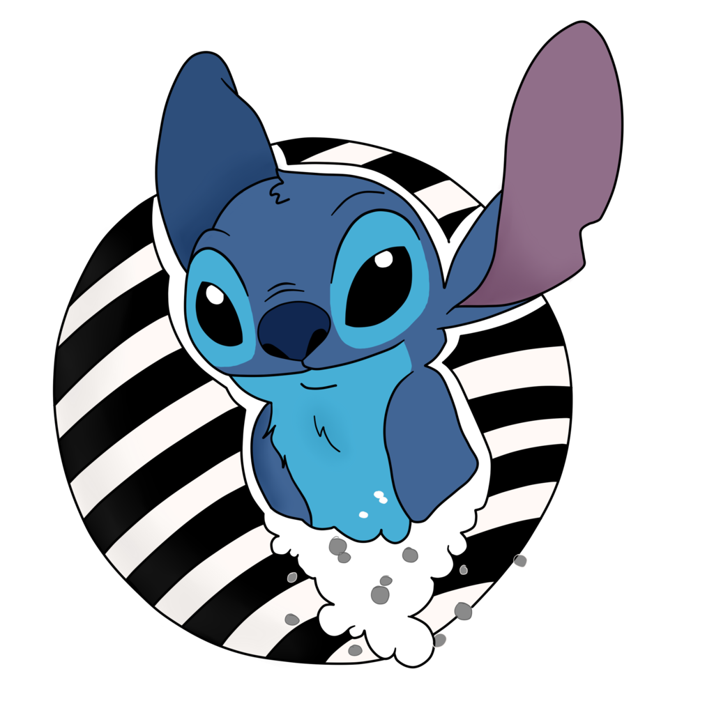 Stitch Png Hd (black, white, gray, teal)