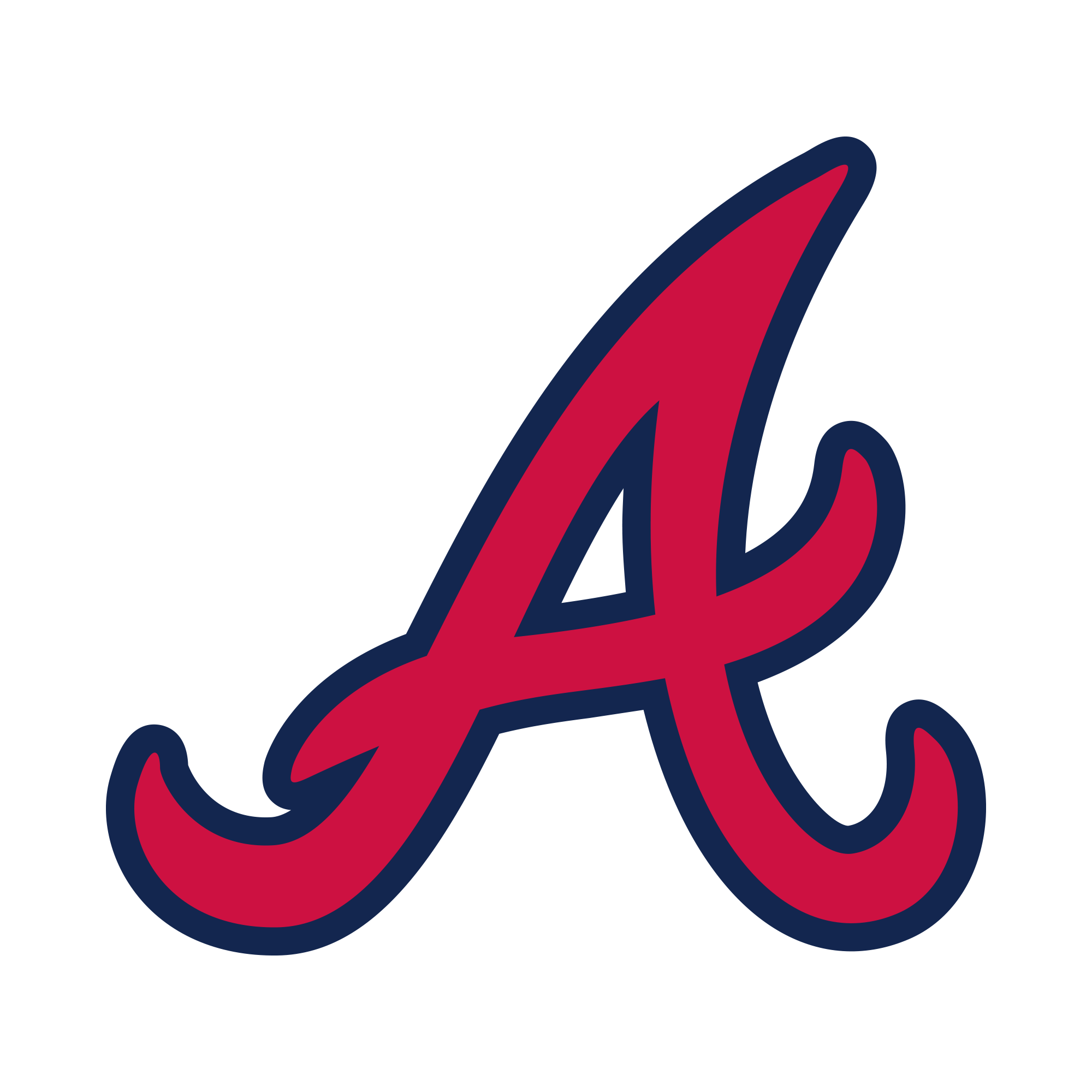 Atlanta Braves Png Pic (indigo, white, black, red, navy)