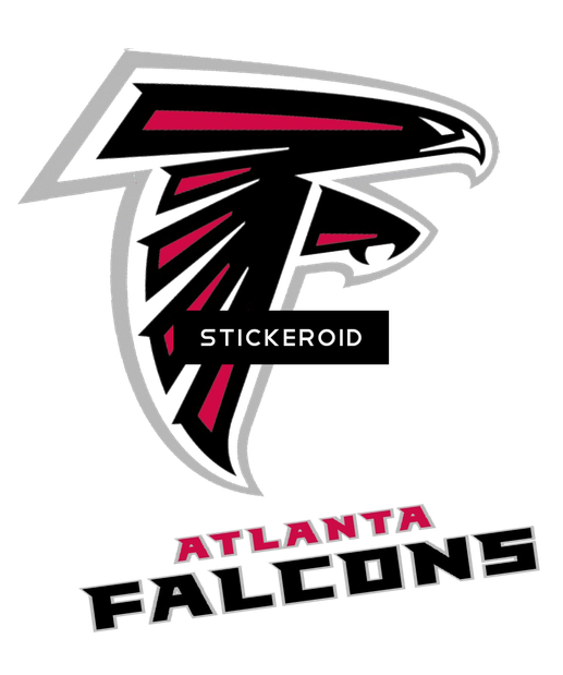 Atlanta Falcons Png Pic (white, black, silver)