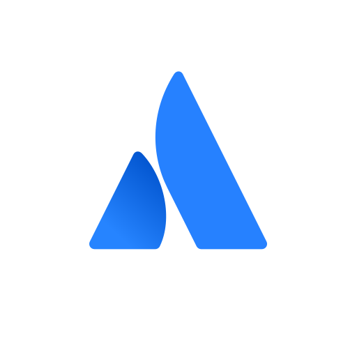 Atlassian Logo Icon Free Png Icon Download (silver, greenish blue, blue, white, black)