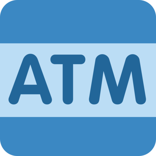 Atm Sign Free Transparent Png Icon Download (silver, lavender, gray, teal)