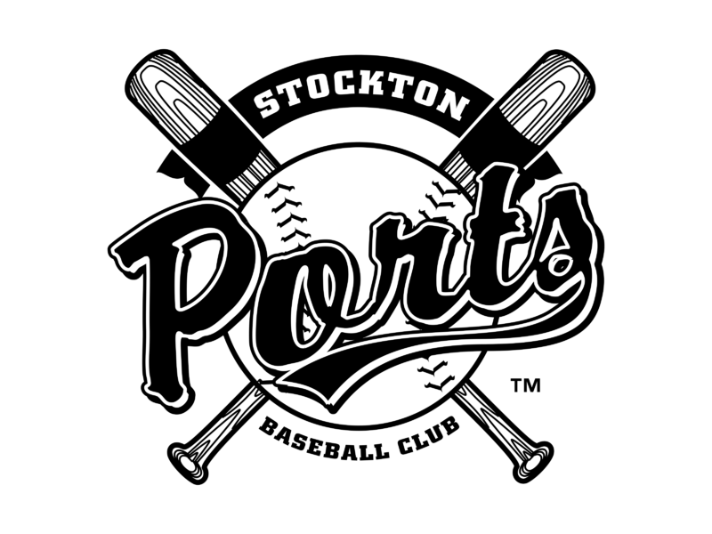 Stockton Ports Png (black, gray, white)