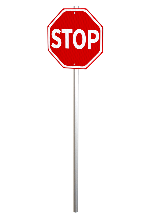 Stop Sign Png Image (gray, red)