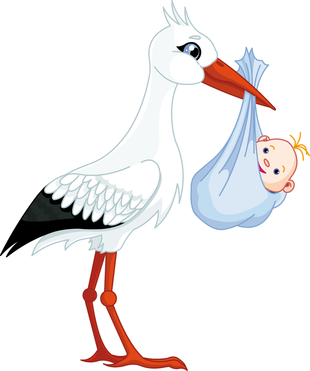 Stork Png Transparent (black, beige, lavender, white)