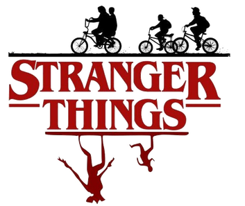 Stranger Things Download Png Image (black)