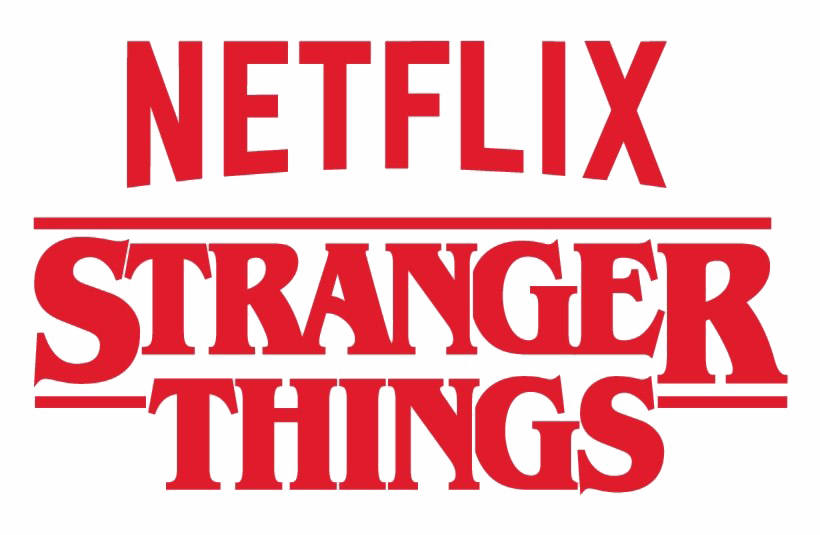 Stranger Things Logo Png Clipart (chocolate, red, salmon, white)