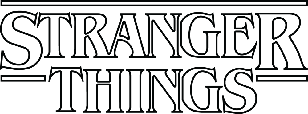 Stranger Things Png Background Image (indigo, black, gray)