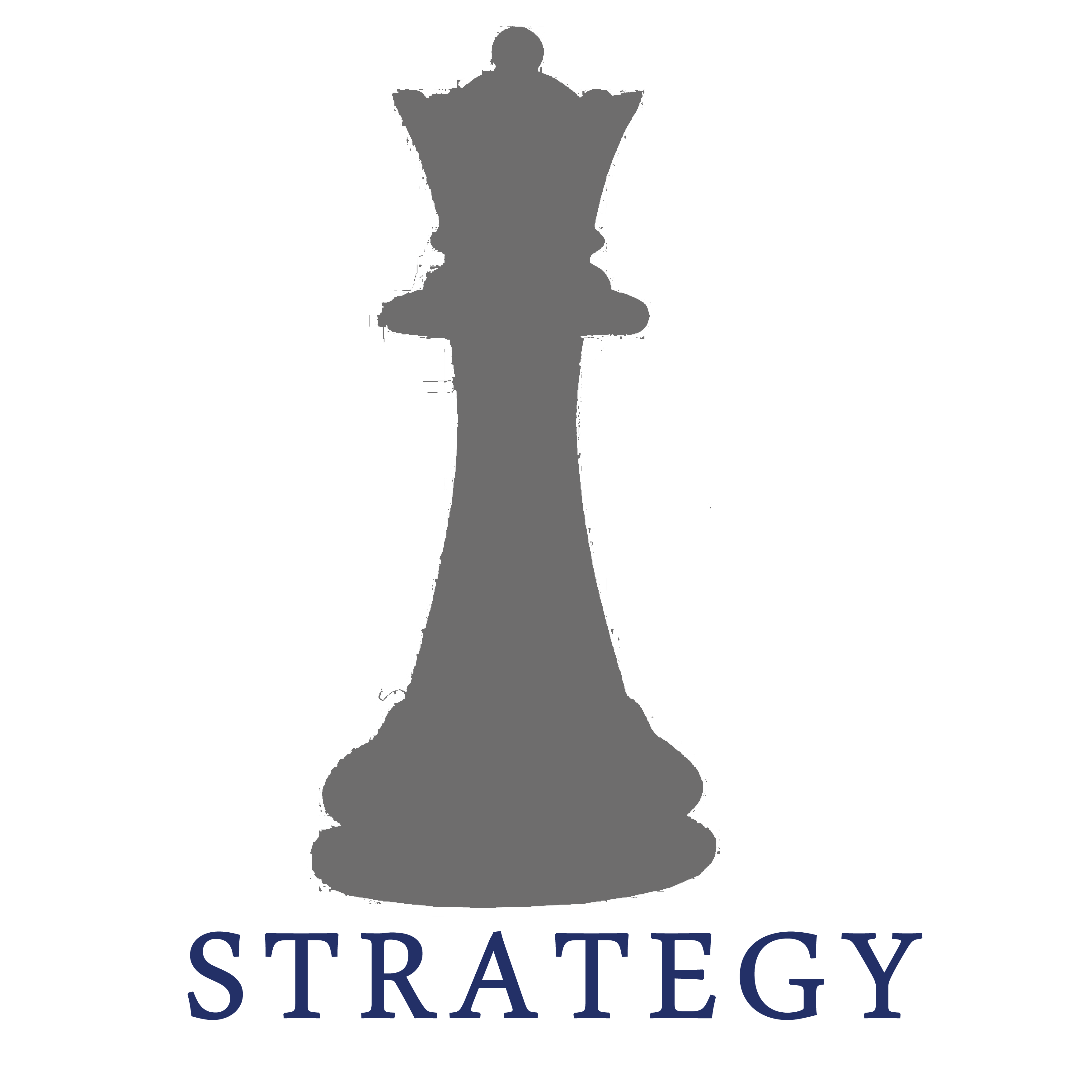 Strategy Logo Png (navy, gray, white, silver)