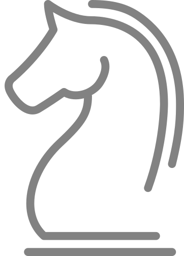 Strategy Horse Chess Icon Free Transparent Png Icon Download (gray, black)