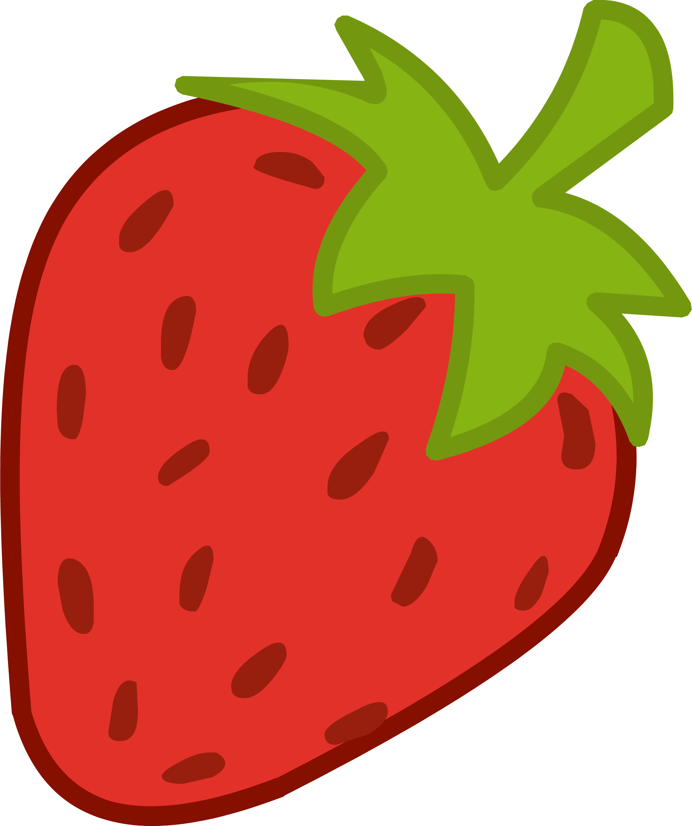 Strawberry Png Clipart (olive, maroon, chocolate, white)