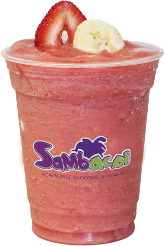 Strawberry Smoothie Png Image (indigo, black, salmon)