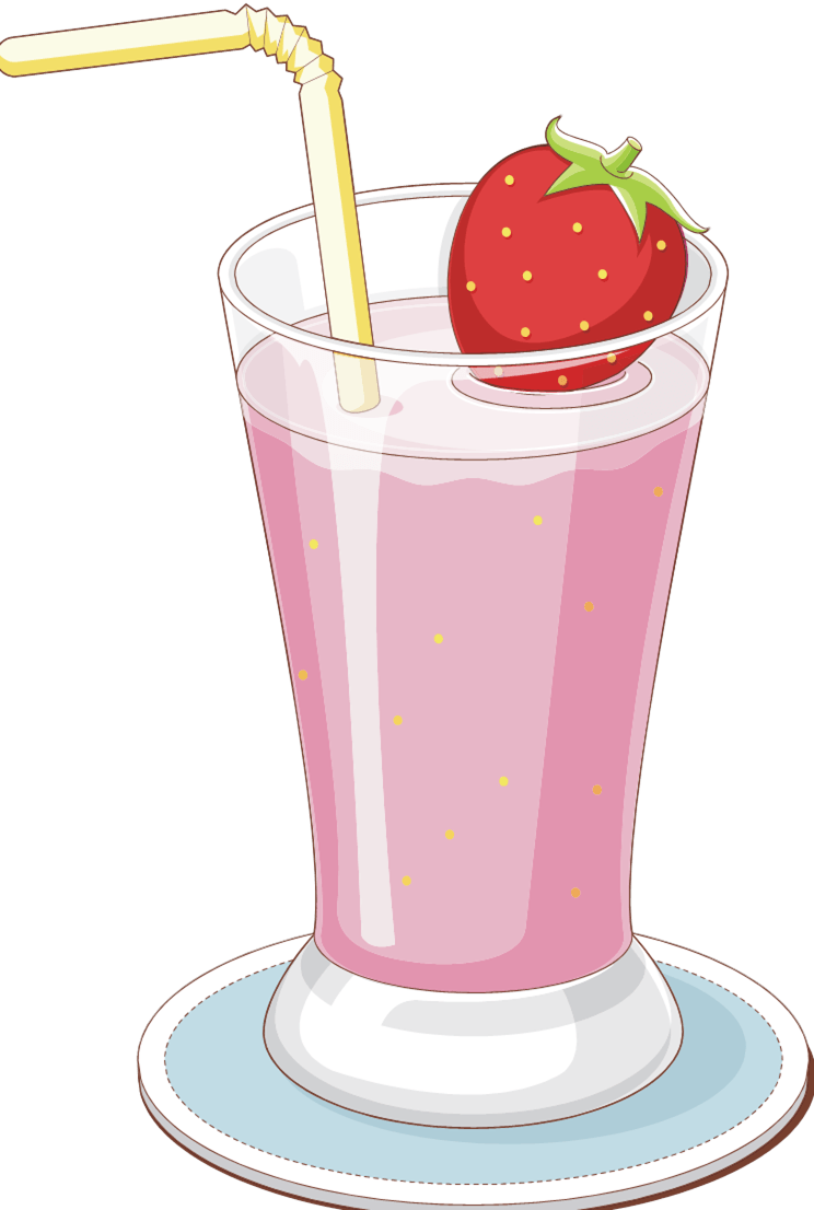 Strawberry Smoothie Png Photos (plum, black, pink, white, mint)