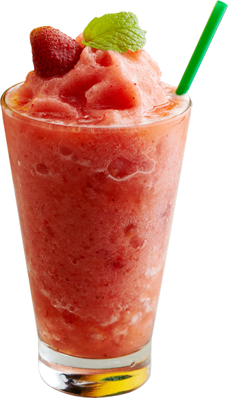 Strawberry Smoothie Png Transparent Image (maroon, black, white)