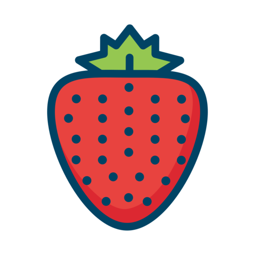 Strawberry Free Transparent Png Icon Download (teal, black, gray, chocolate)