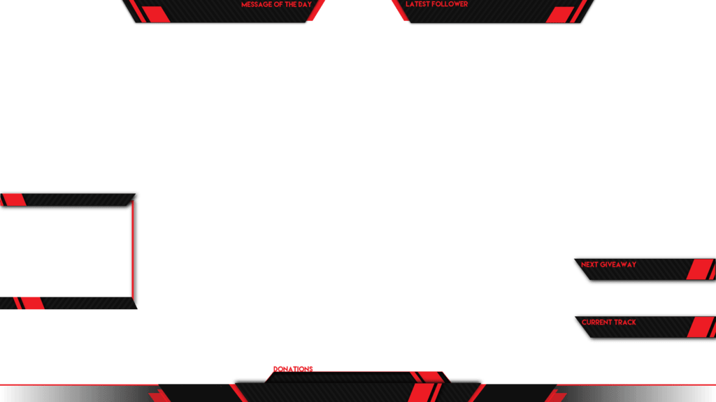 Stream Overlay Transparent Background (black, gray)