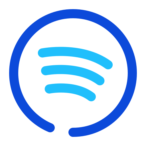 Streaming Social Music Spotify Logo Icon Free Nobackground Png Icon Download (greenish blue, blue, black)