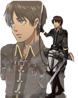 Attack On Titan Eren Yeager Png Photos (gray, white)