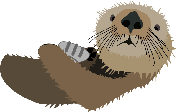 Otter Transparent Images Png (gray, silver, olive, black, white)