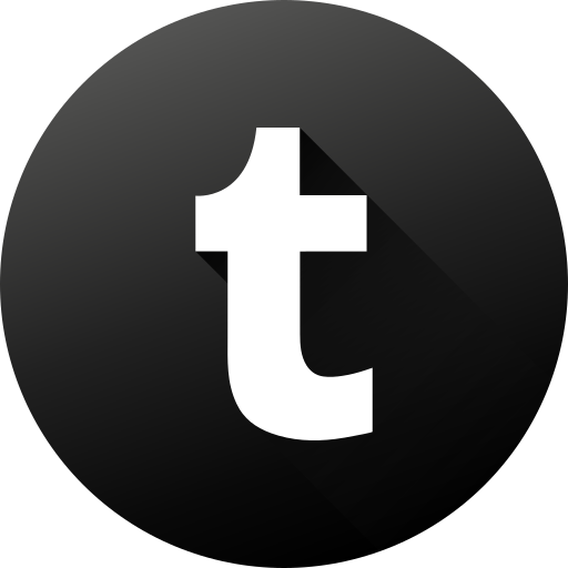 Tumblr Free Nobackground Png Icon Download (black, white)