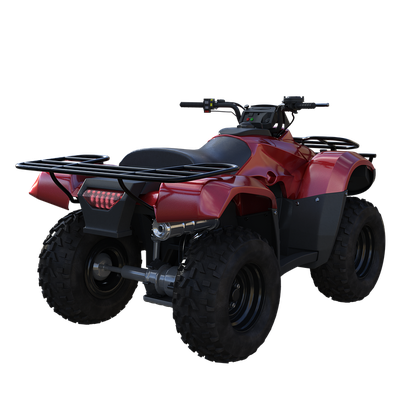 Quad Bike Download Png Isolated Image (black)