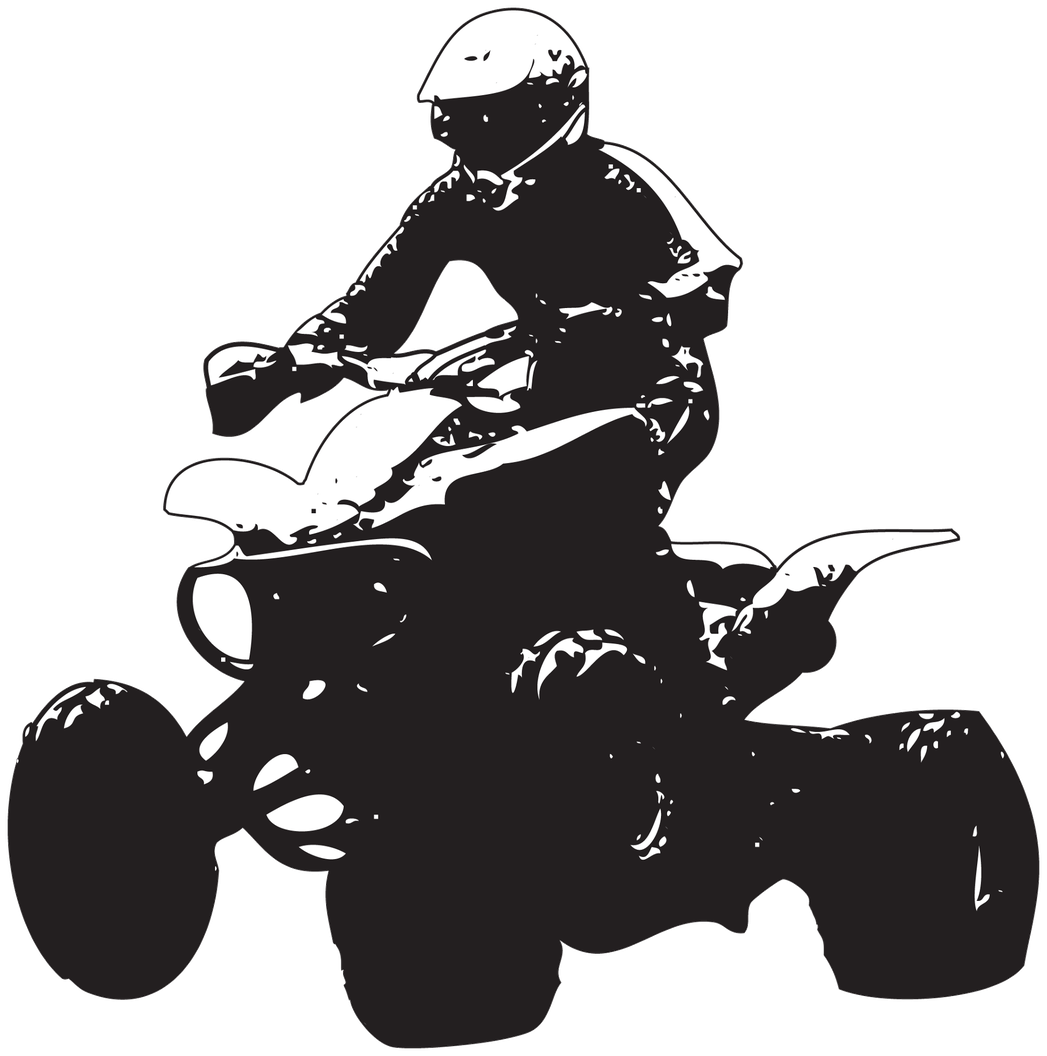 Quad Bike Png Isolated Hd (black, white)