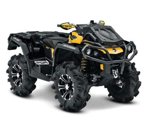 Quad Bike Transparent Isolated Background (black)