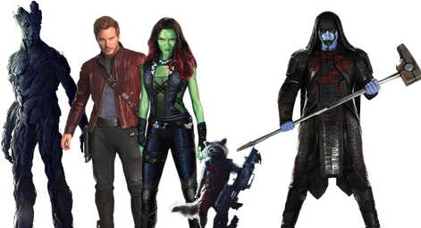 Guardians Of The Galaxy Vol. 2 Png Hd 1 (black)