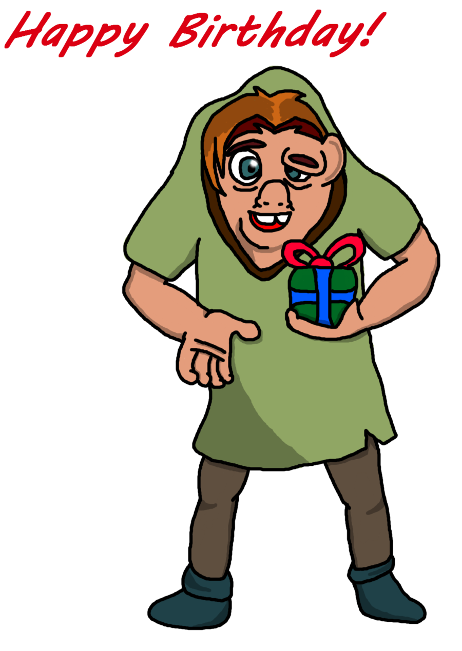 Quasimodo Png Image (gray, black, olive, salmon, teal)