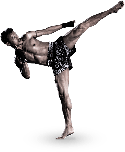 Muay Thai Martial Arts Png Pic (black)