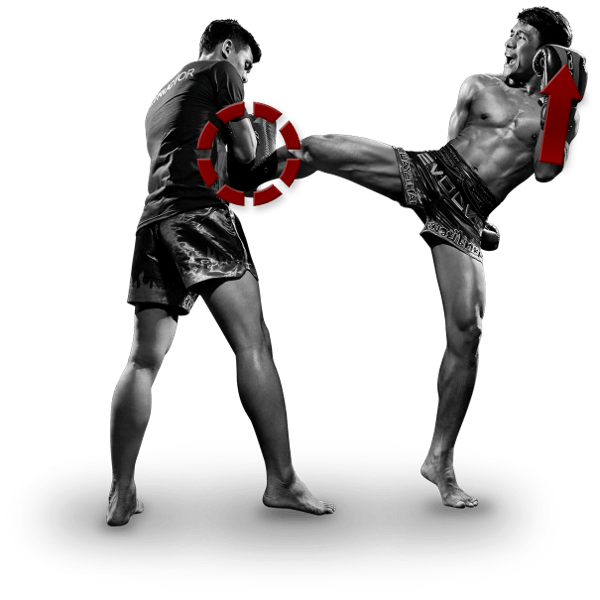 Muay Thai Training Png Cutout (black, gray)