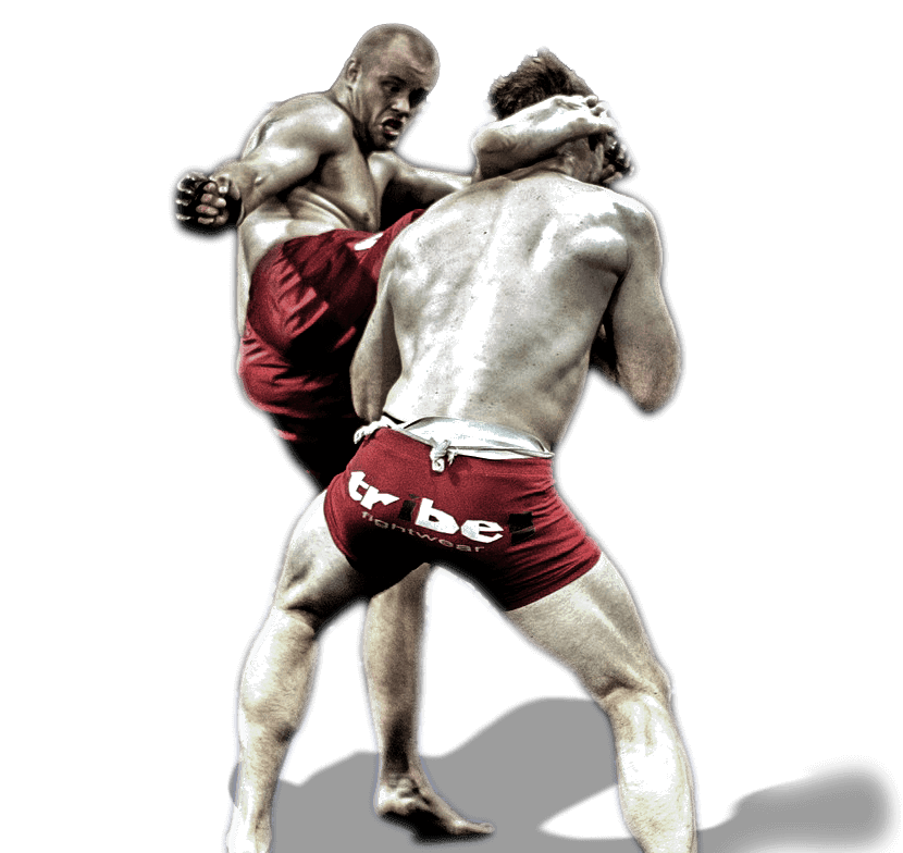 Muay Thai Training Png Free Image (black, white)