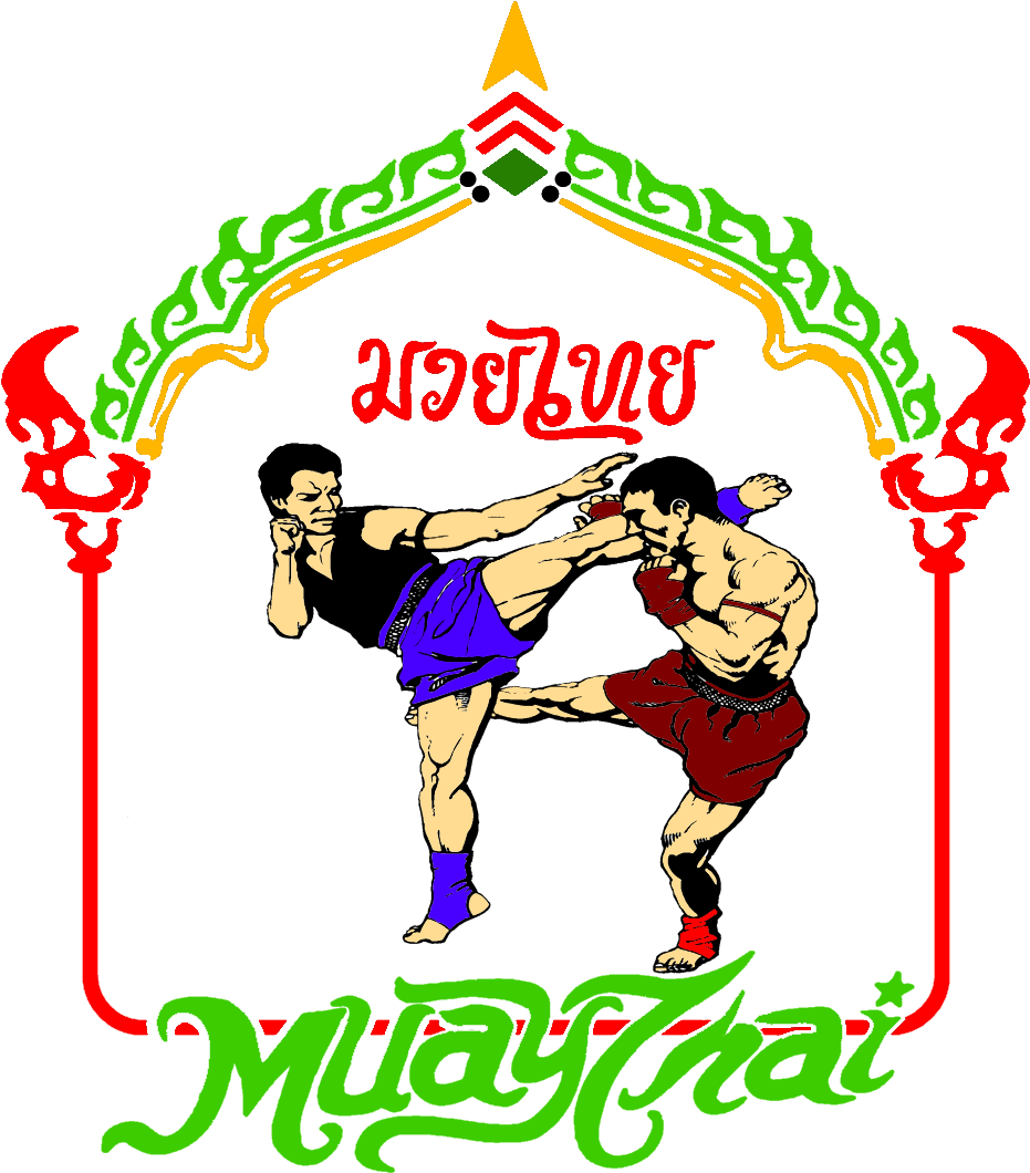 Muay Thai Training Png Image File (black, lime, maroon, red)