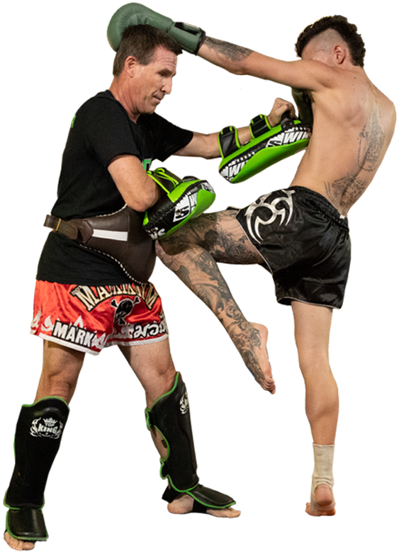 Muay Thai Training Png Image (black)