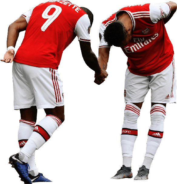 Aubameyang Arsenal Png Hd Isolated (black, red)