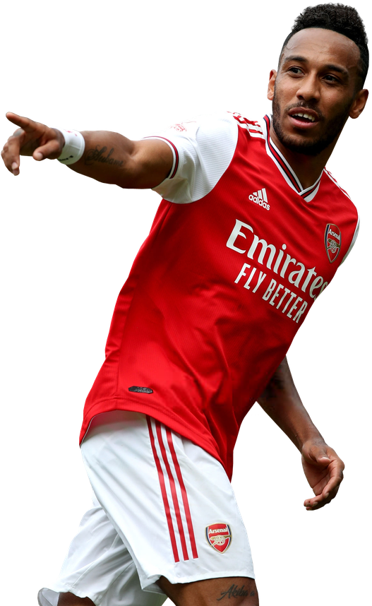 Aubameyang Arsenal Png Isolated File (white, maroon, black)