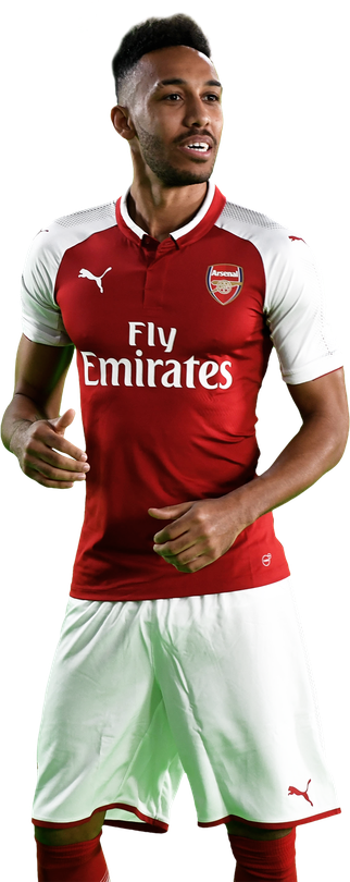 Aubameyang Arsenal Png Pic (white, maroon, black)