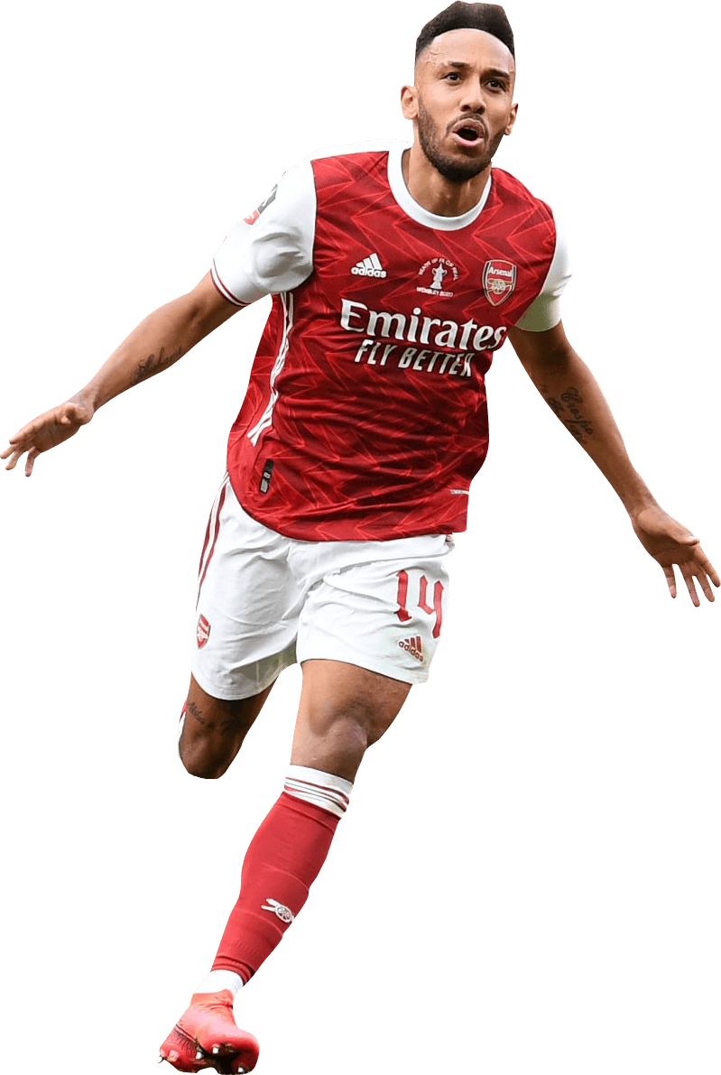 Aubameyang Arsenal Png Picture (white, maroon, black)