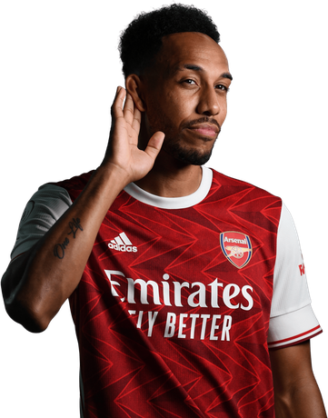 Aubameyang Arsenal Png (black)