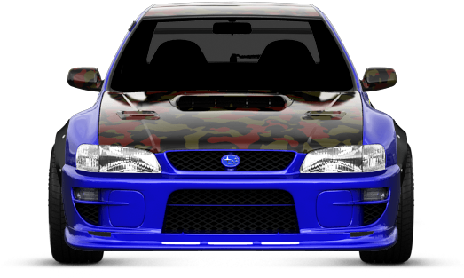 Subaru Wrx Sti Png Isolated Photo (black, blue)