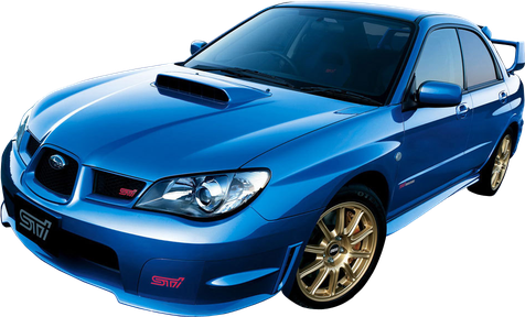 Subaru Wrx Sti Png (teal, black)