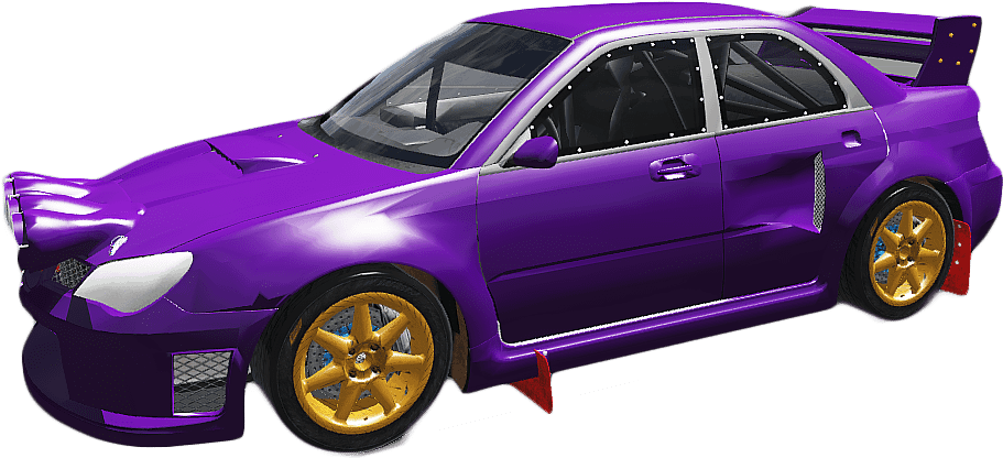 Subaru Wrx Sti Transparent Png (black, purple)