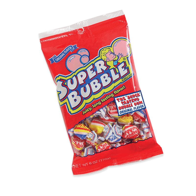 Bubble Gum Transparent (gray, red)