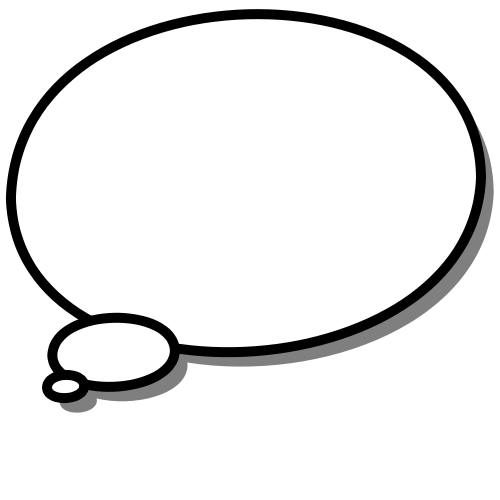 Bubble Speech Png Hd (white, lavender, black, silver)