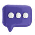 Bubble Chat Messenger Conversation Message Talk Icon Free Transparent Png Icon Download (gray, black, indigo)