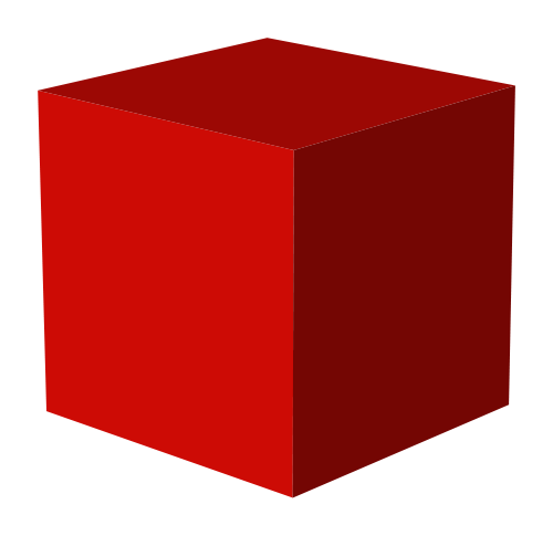 Cube Png File (black, red, maroon)