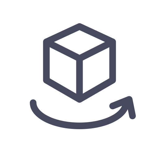 Cube Icon Free Transparent Png Icon Download (gray, black, indigo)